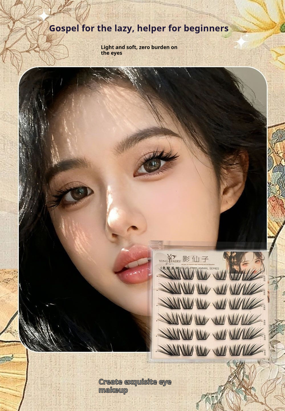 Ombre fée sans colle amour éternel Fox-Style faux cils