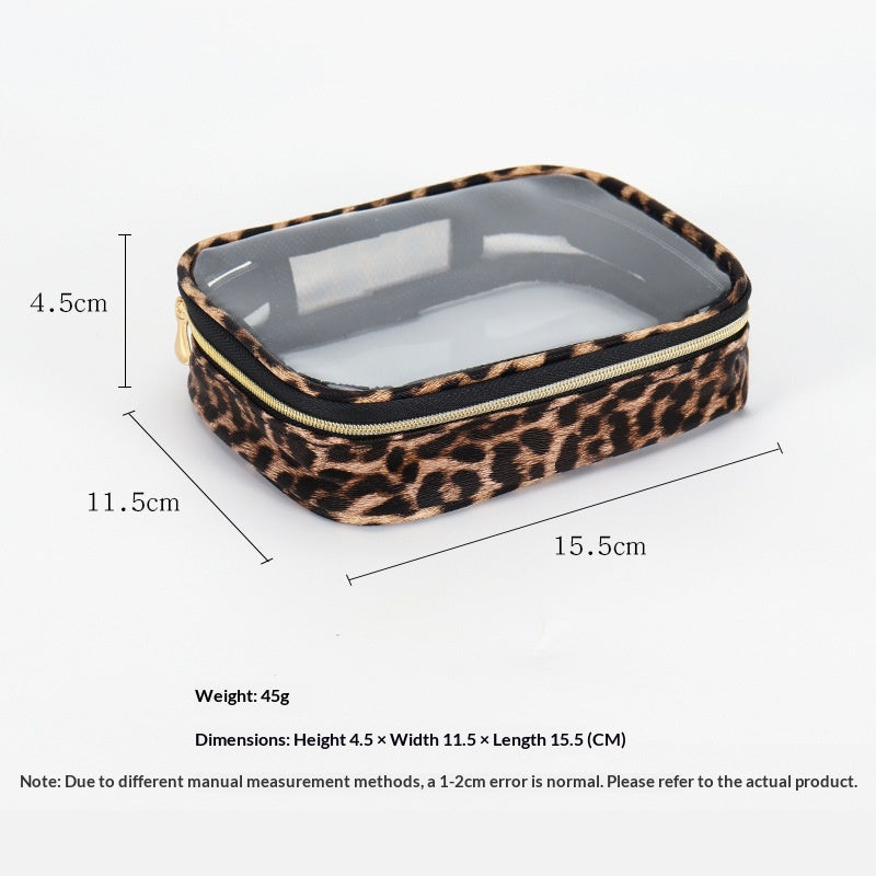 Sac de toilette Léopard-Imprimé Grande Capacité de Voyage