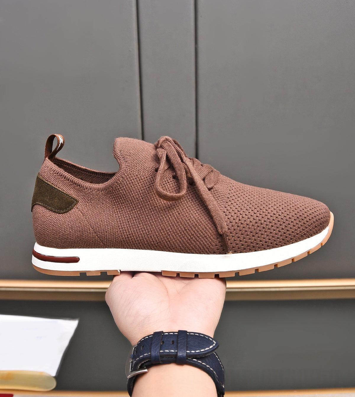 Sport tricoté Flyknit Mesh Hommes monocouche Chaussures Outdoor Casual Chaussures
