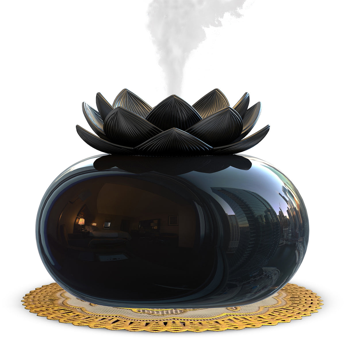 Lotus Aromatherapy Humidificateur USB Réapprovisionner l'eau