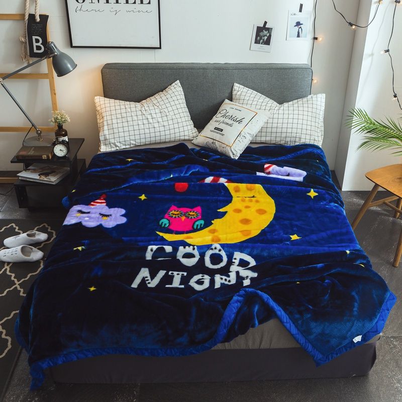 Couverture chaude en double couche de corail