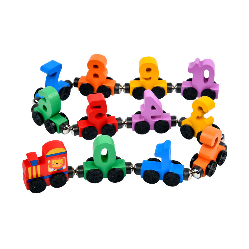 Magnetic Digital Little Train Math Jouet de réflexion sur l'éducation précoce