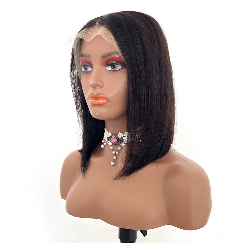 Wig usine véritable cheveux humains soie