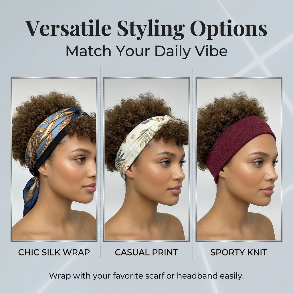 Cheveux humains, perruque courte brune, sans colle nécessaire, fluffy et curly, spécialement conçu F