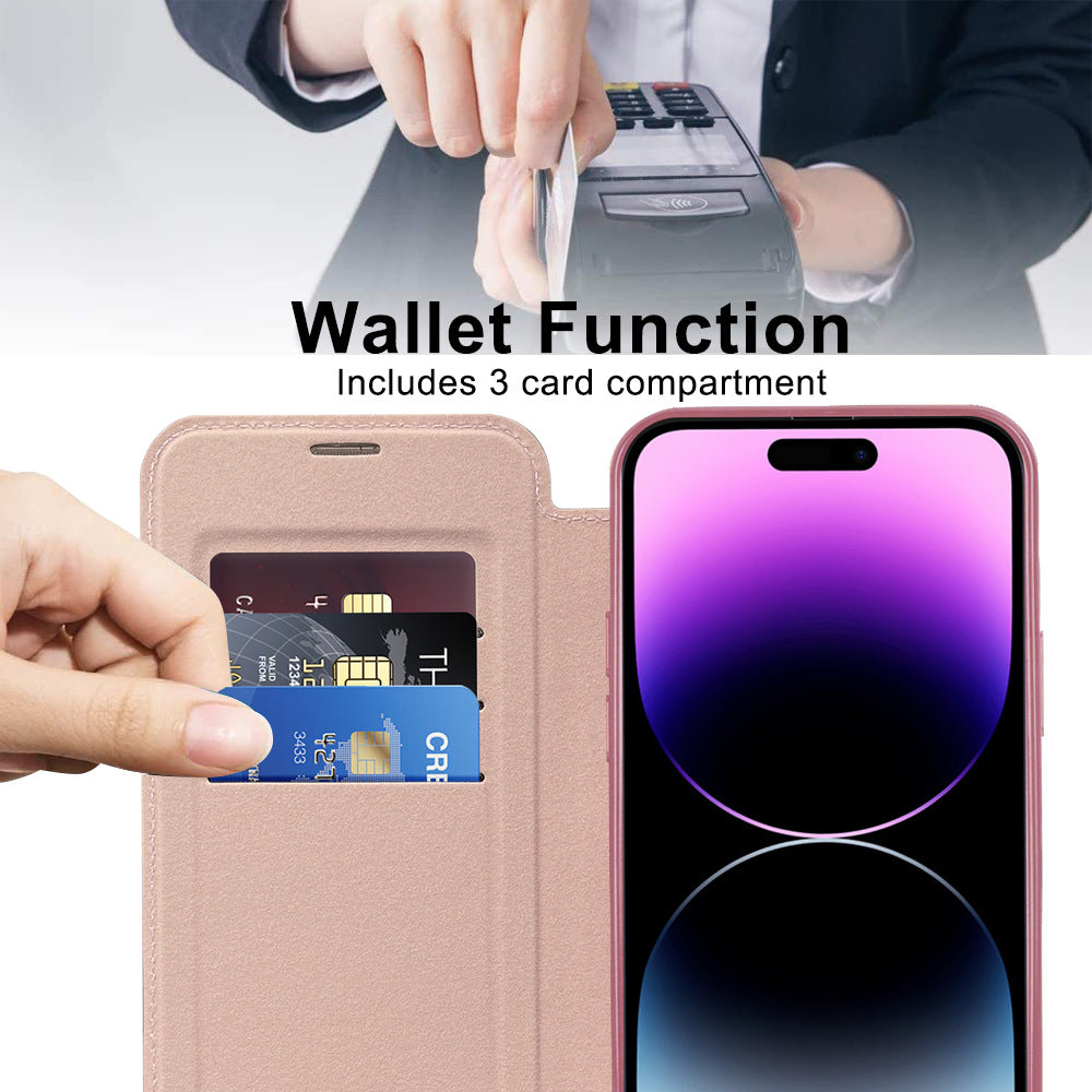 Carte magnétique Chargeur sans fil Wallet Téléphone Case