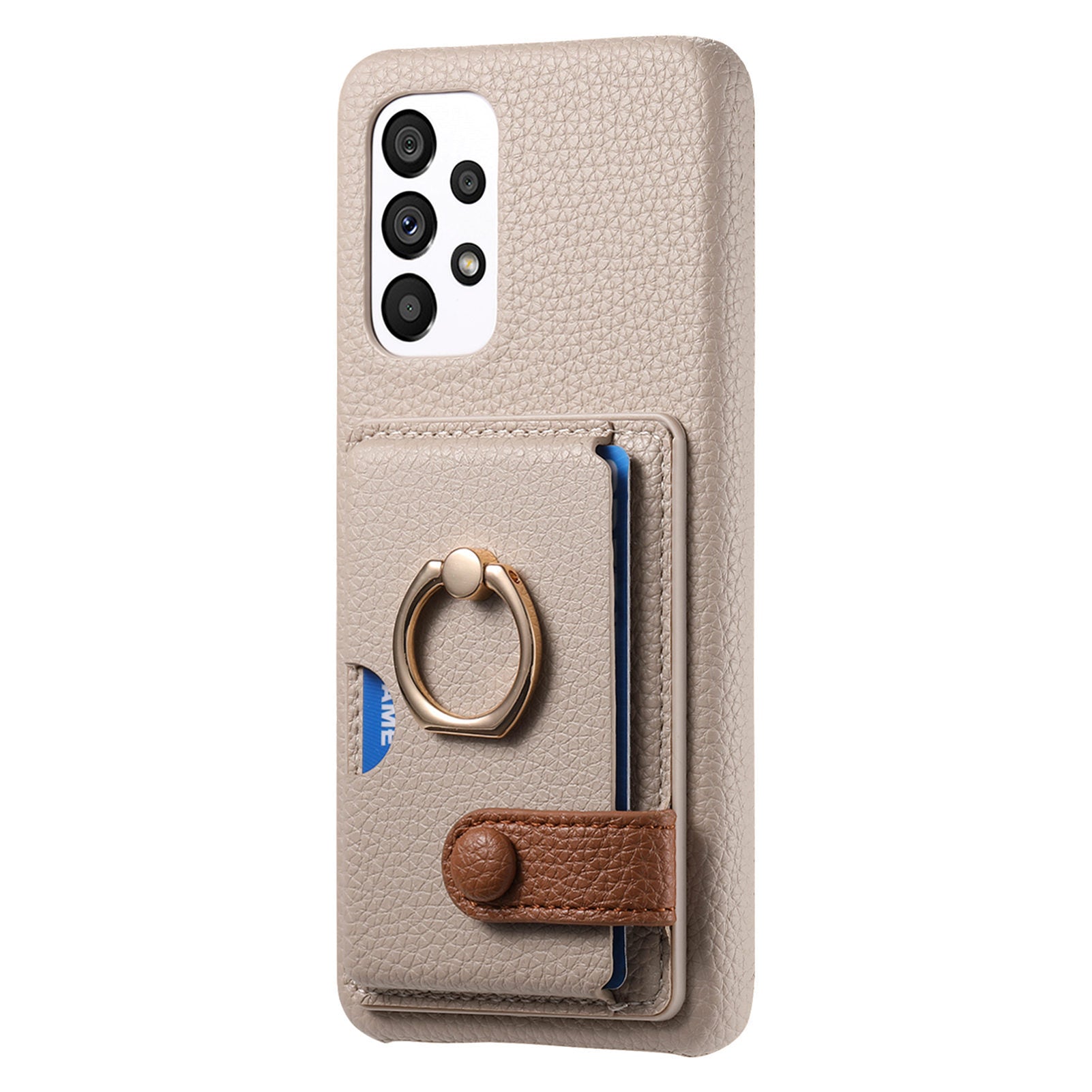 Étui téléphonique simple et haut de gamme enduit de bord