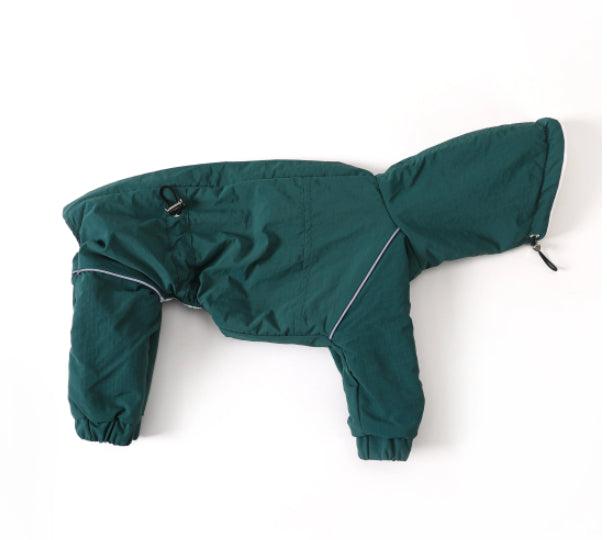 Pet Windbreaker avec veste rembourrée en coton Zipper