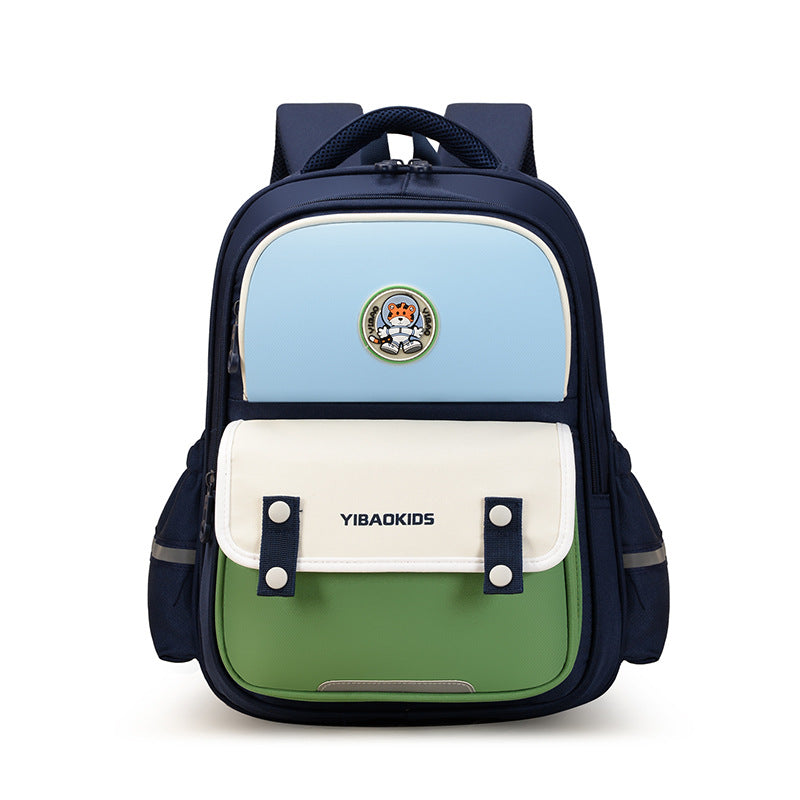 L'école primaire Le fardeau des étudiants Relief Spine Protection Schoolbag Multi-compartment Scratch-