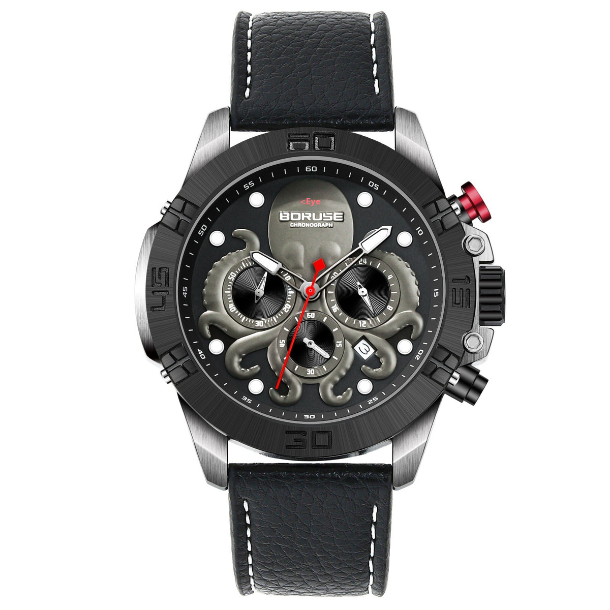 Octopus Waterproof Luminous Quartz Watch for Men