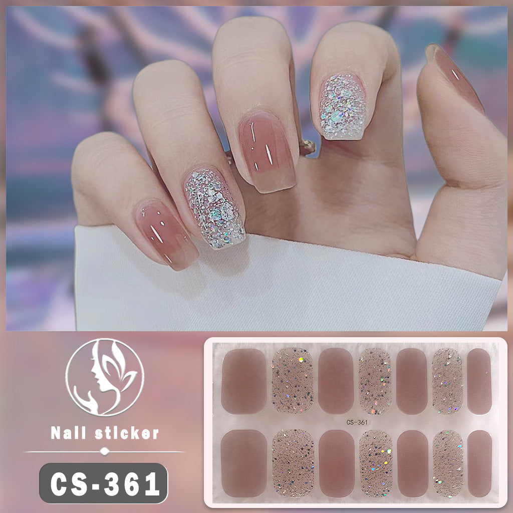 Pièce en forme d'ongle d'art en couleur solide imperméable