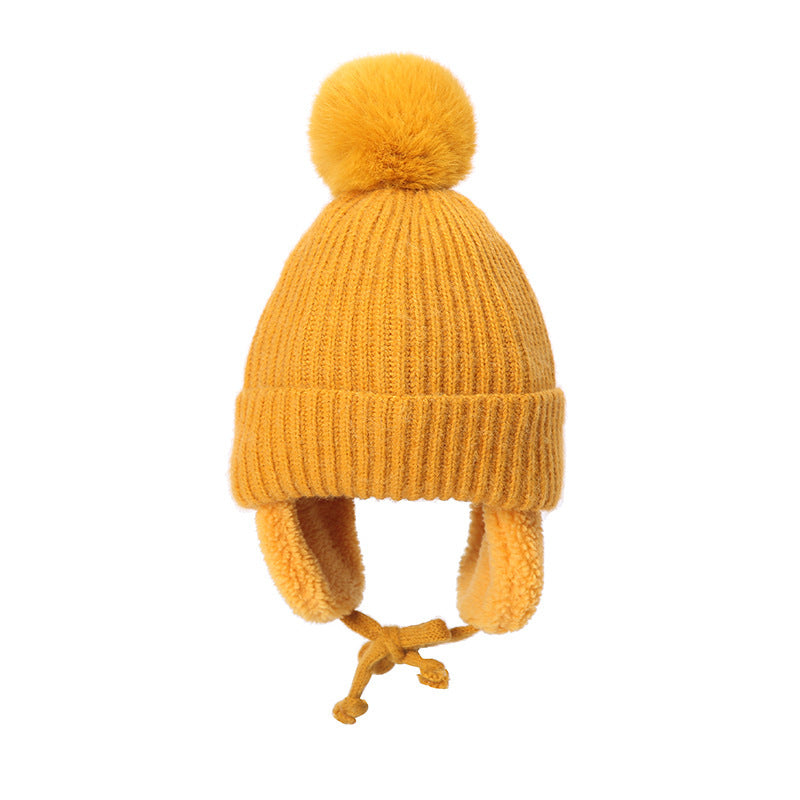 Chapeau de laine d'automne et d'hiver mignon pour enfants