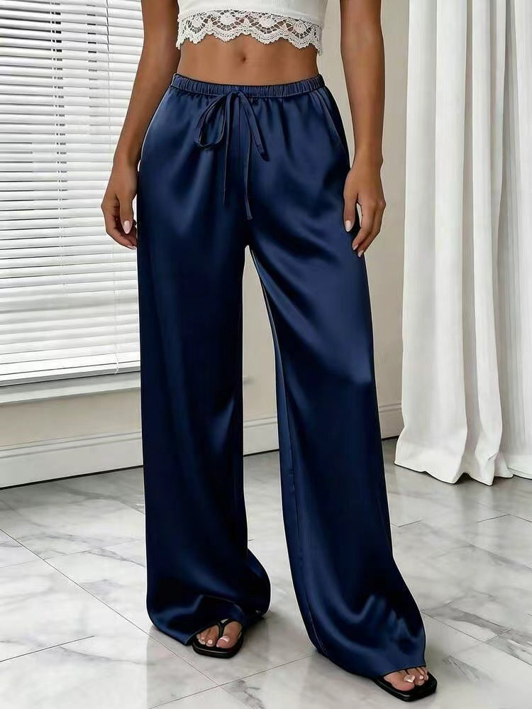 Pantalon féminin extensible en acétate stretch