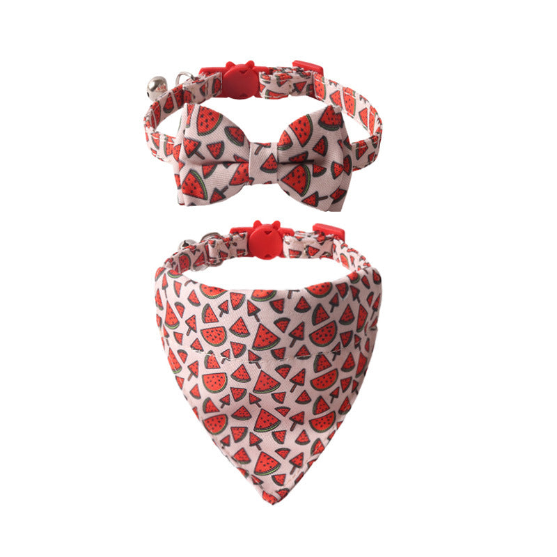 Collier animal série de fruits colorés avec Bell