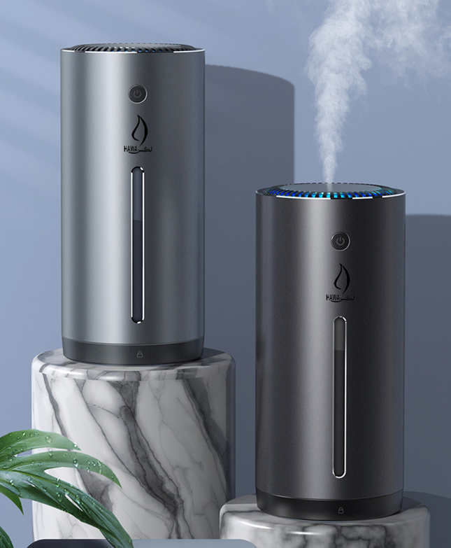 Humidificateur à bord d'un véhicule mouillé
