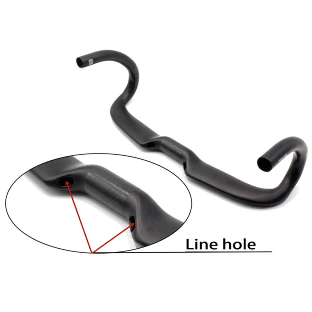 Wei Bike Bent Handlebar Road Bike Matt Carbon Fibre Handlebar