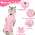 Cat Recovery Suit Cat Onesie pour les chats après chirurgie pour les blessures abdominales Cat Onesie pour Ca