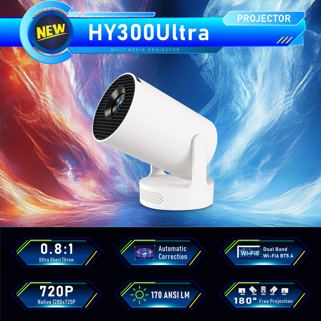 Ultra courte cible Hy300ultra HD 4K projecteur maison Mini