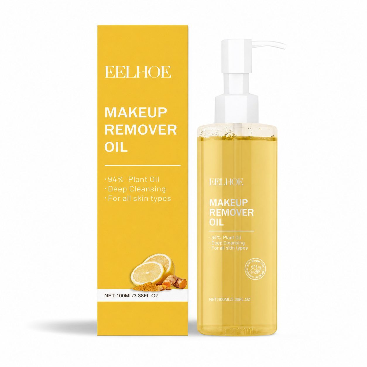 EELHOE Ginger Huile de démaquillant de citron
