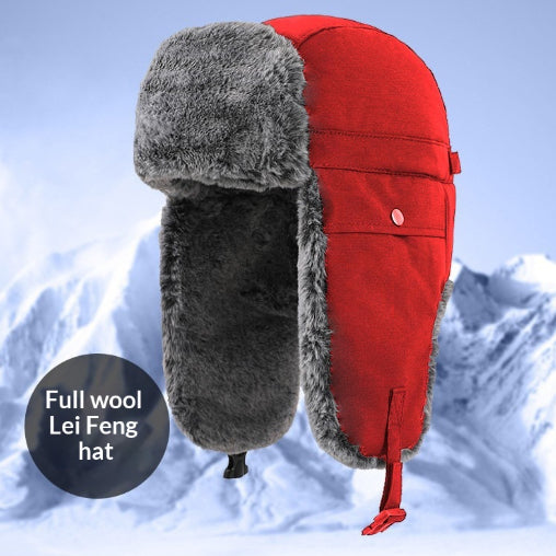 L'hiver des hommes à l'épreuve du vent protéger l'oreille en plein air Lei Feng Cap
