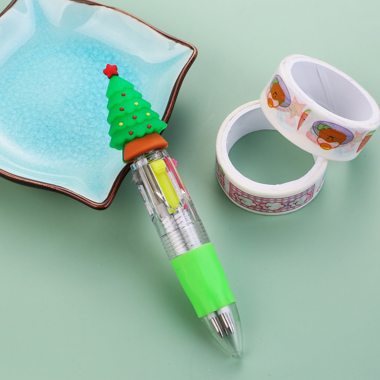 Stylo à bille de couleur Mini de Noël