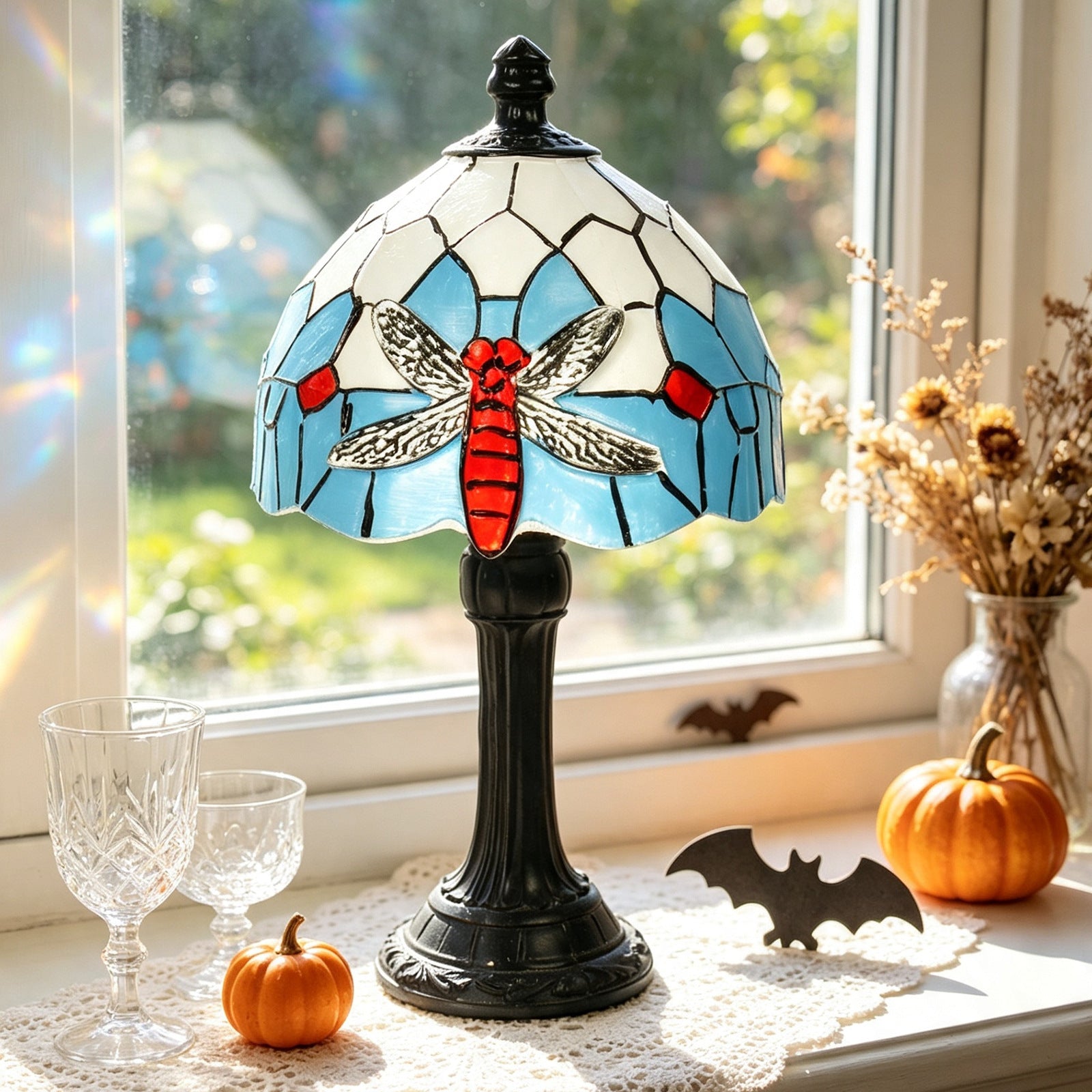 Lampe de table en résine rétro de style européen