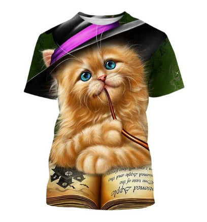 T-shirt homme 3D animal imprimé