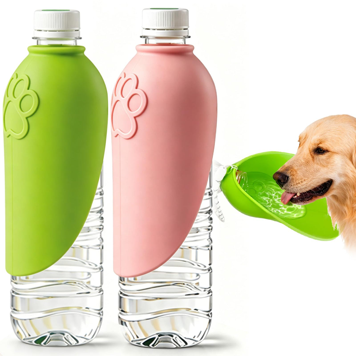 Portable dog water bottle