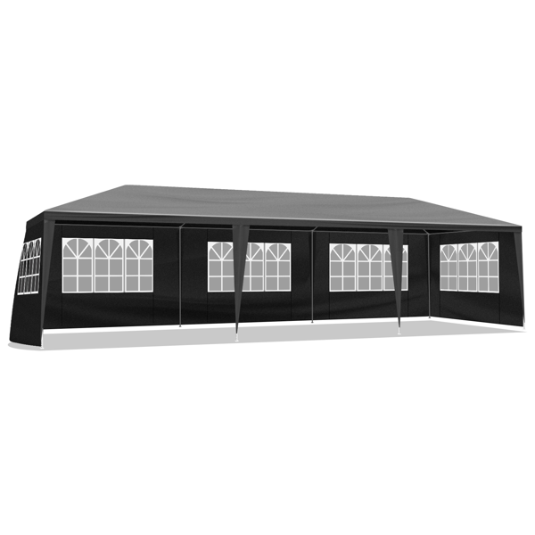 Tente extérieure de 10'x30' avec 8 parois latérales amovibles
