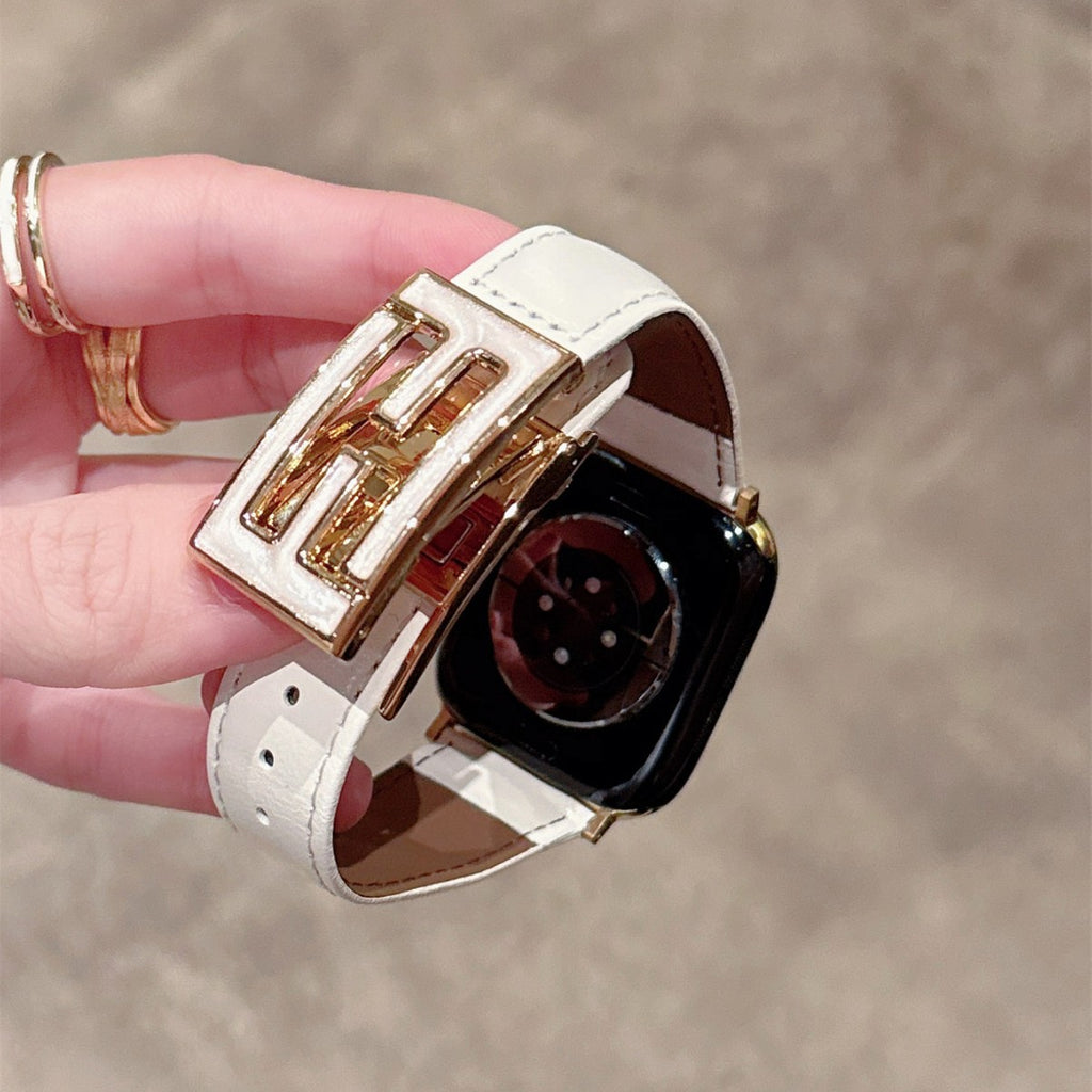 Fermoir magnétique double-F pour bracelets de montres