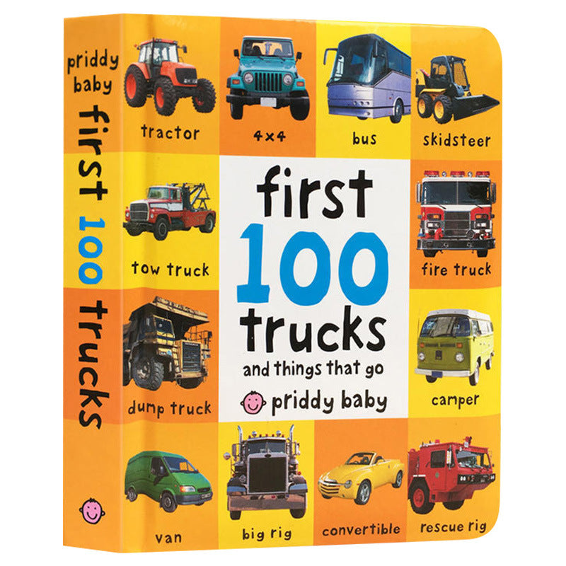 Livre de carton original anglais des premiers mots
