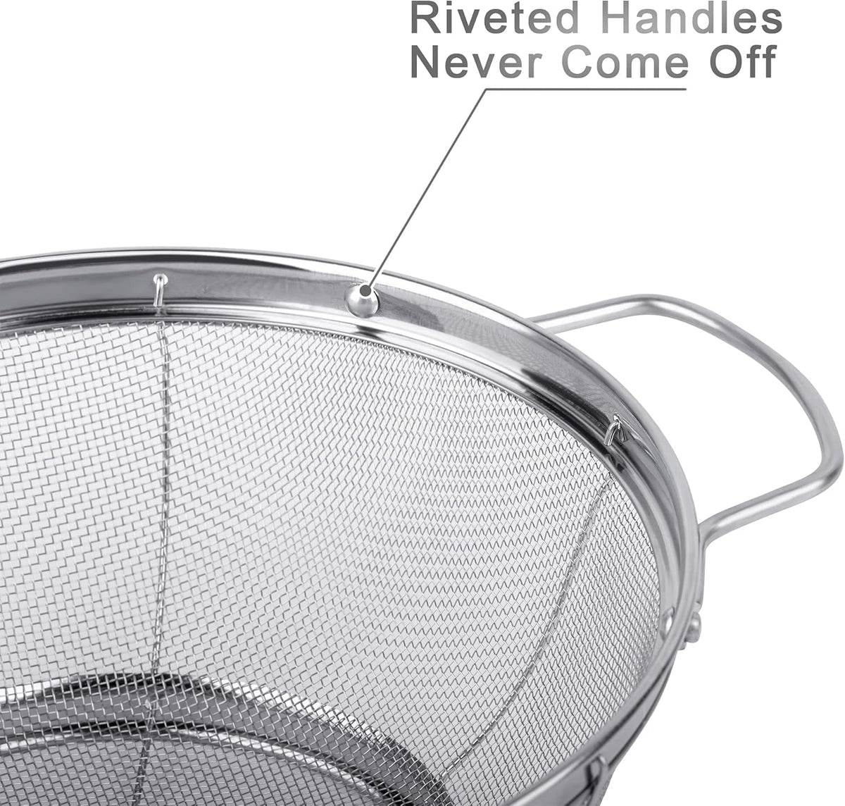 3 Pack Sieves de calandre en acier inoxydable