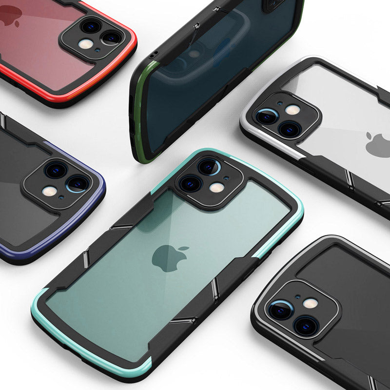 Lentille anti-drop tout inclus Silicone boîtier de téléphone transparent
