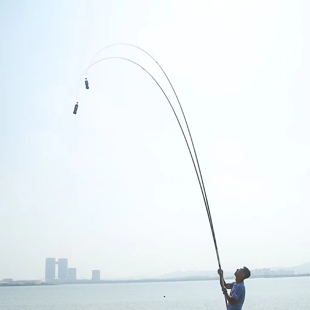 Bateau de pêche Gun Rod Super Light Nest Rod 8-15 mètres Grand objet Long Rod 19 Tune 28 Tune