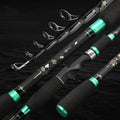 Portable telescopic carbon under-pole route