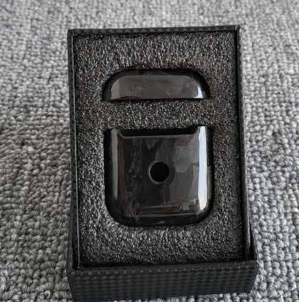 Boîtier de protection en fibre de carbone Casque Bluetooth sans fil Boîtier de protection en fibre de carbone