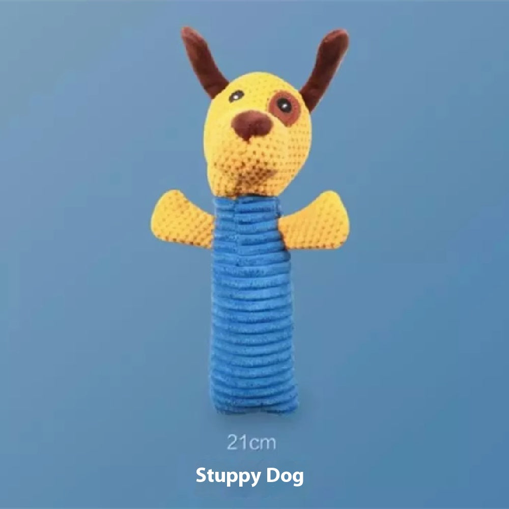 Jouets de chien faire le bruit peluche animaux râper leurs dents Bite résistant