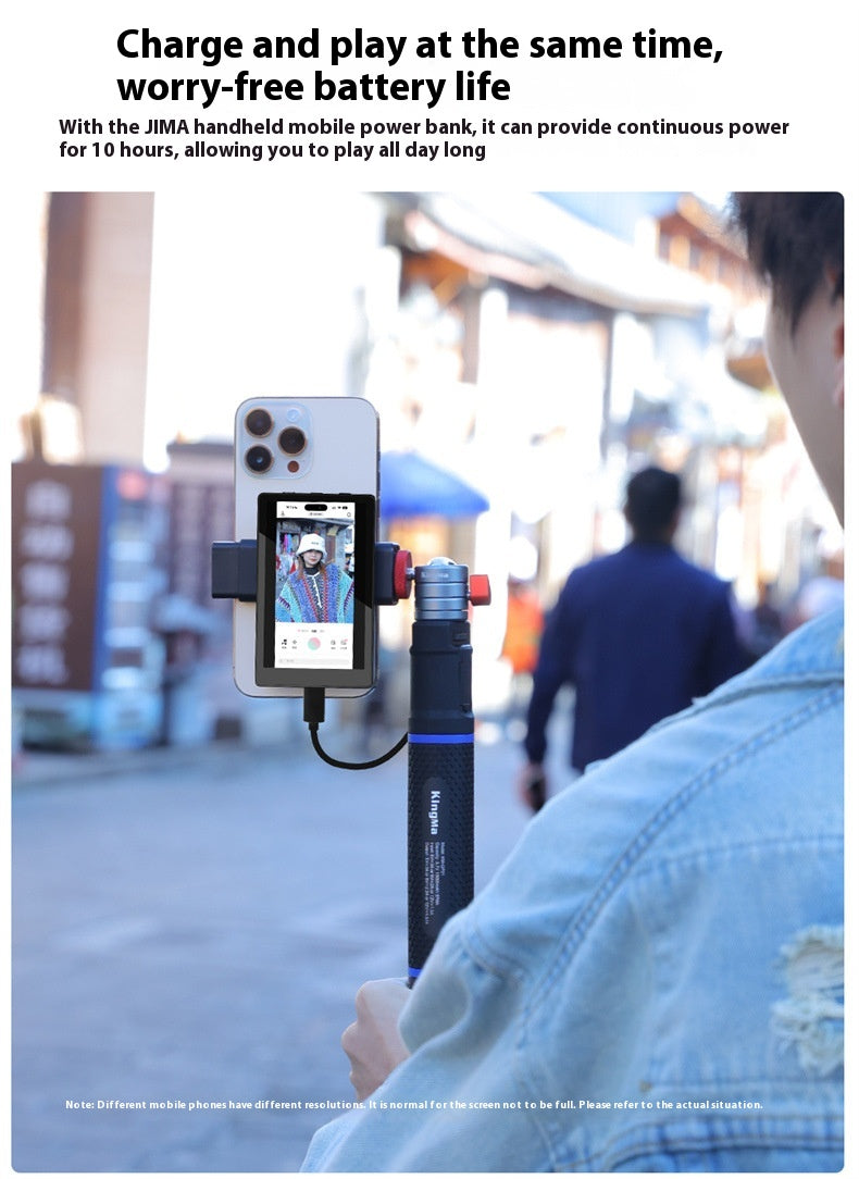 Téléphone mobile Selfie Miroir Affichage écran Aspiration magnétique Clip téléphone