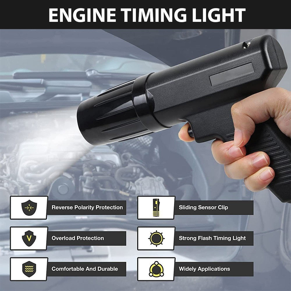 12V moteur d'allumage professionnel lampe de phare à essence inductif partie de timing