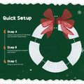 Wreath de Noël(Aucune expédition pour les week-ends)