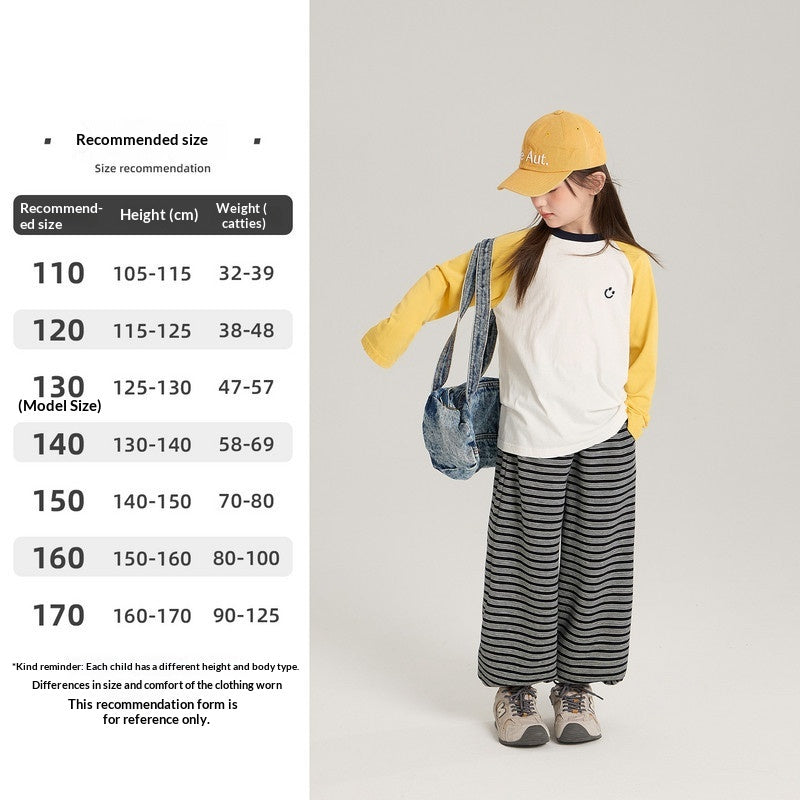 Top de coton élégant pour les petites filles