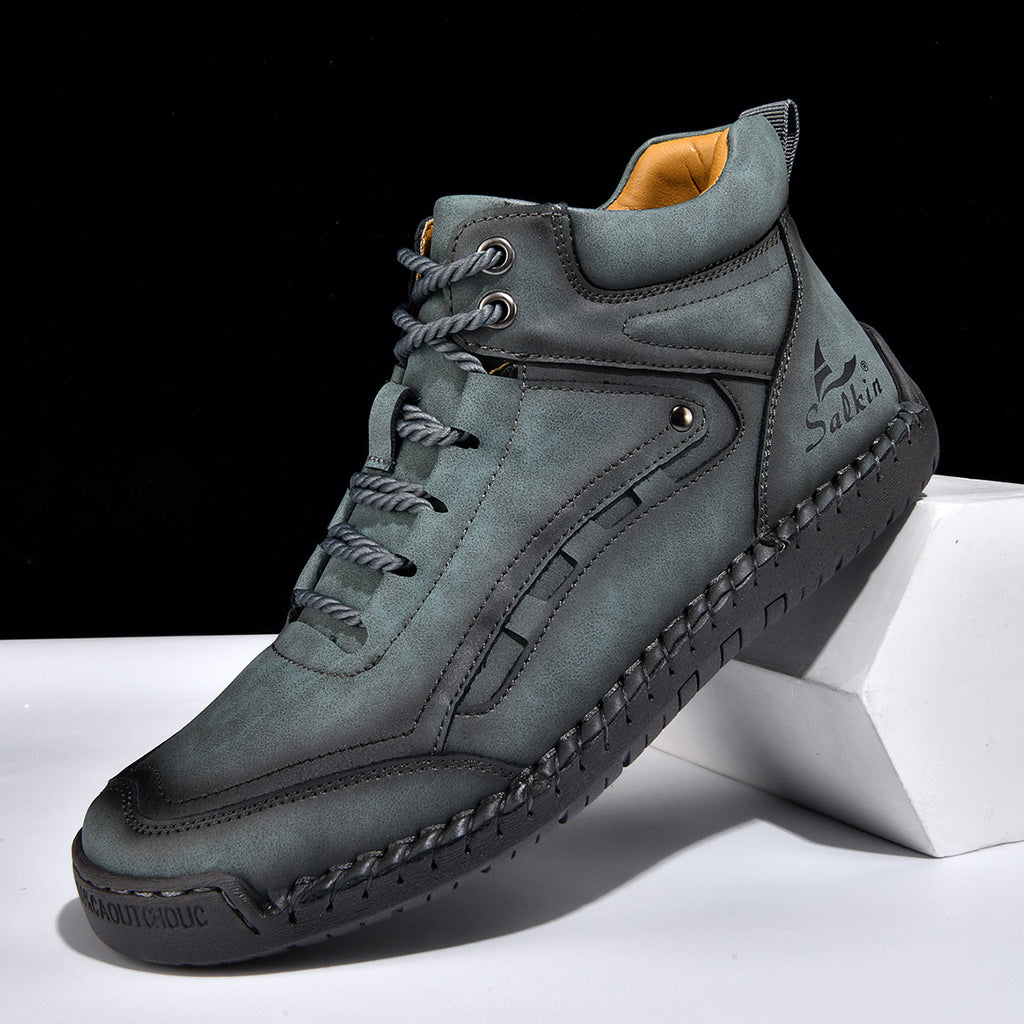 Chaussures décontractées pour hommes cousues à la main