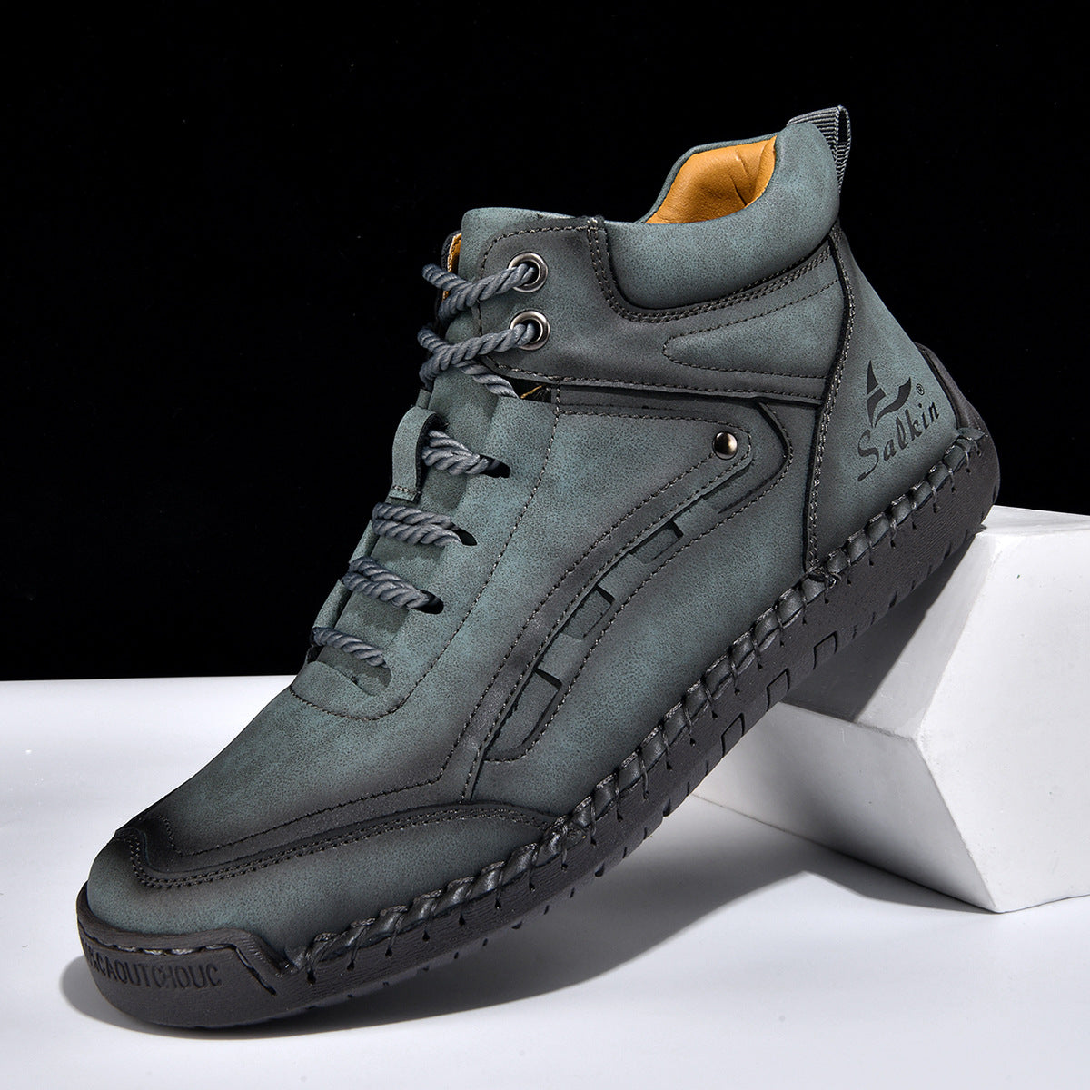 Chaussures décontractées pour hommes cousues à la main