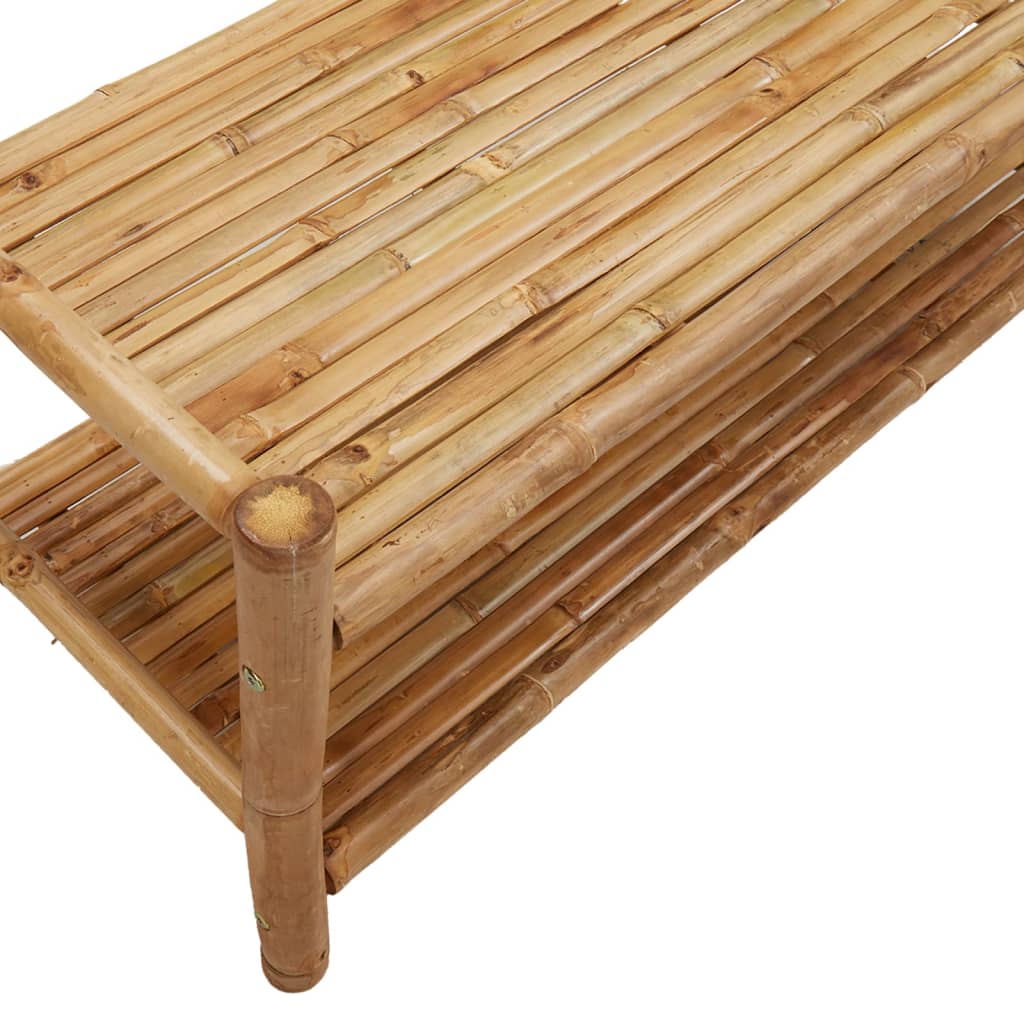Sac de vêtements avec étagères 103x40x183 cm Bamboo