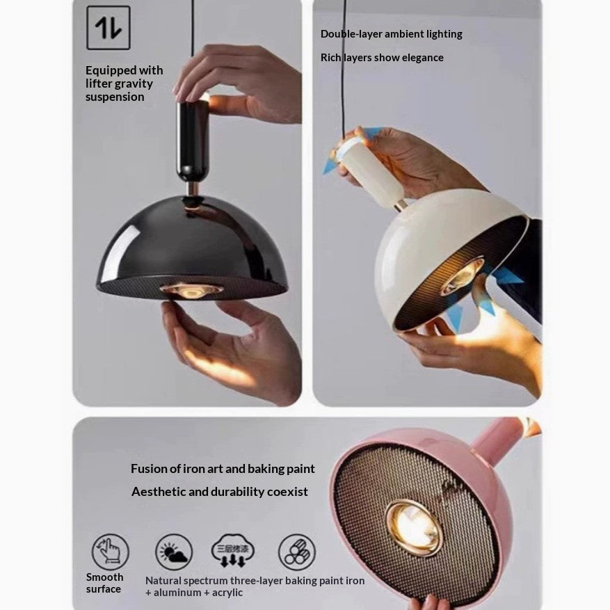 Minimaliste italien Designer Pendentif lampe ambiance créative