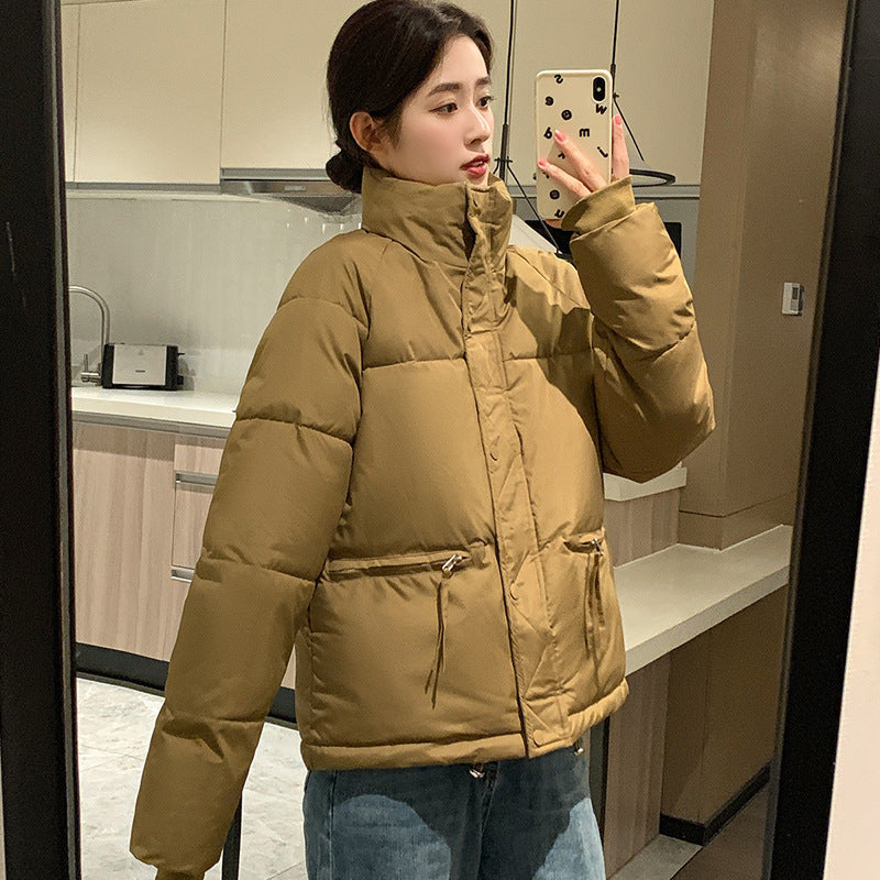 Élégant manteau de collier de support épais pour les étudiants de petite taille