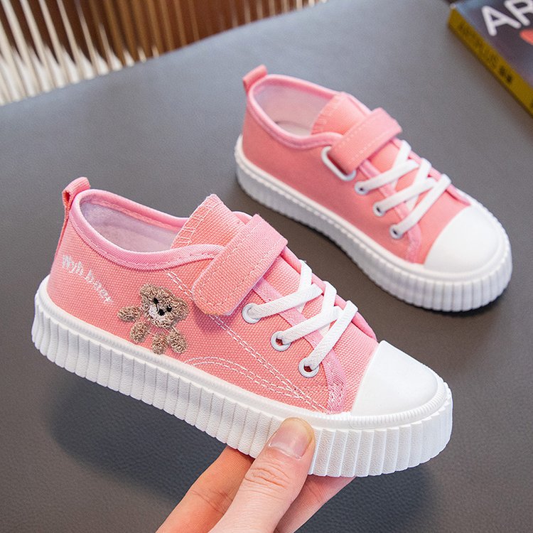 Chaussures en toile pour enfants de style coréen