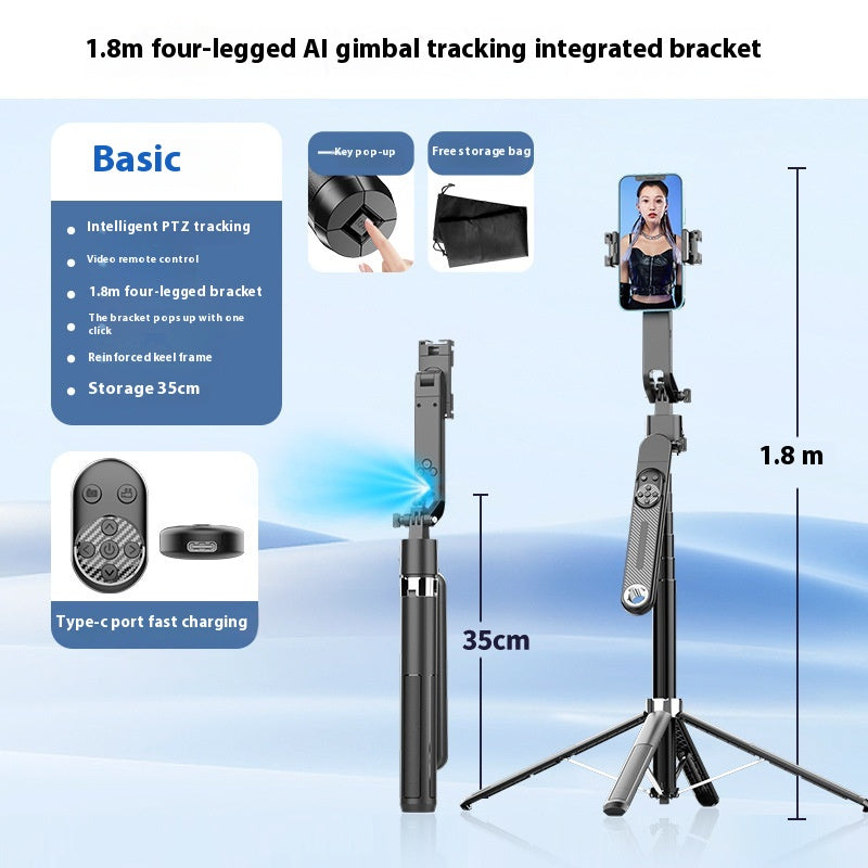 Trépied Bluetooth en live Quadrupod Selfie Stick