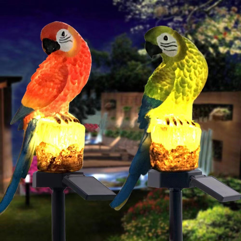 Lampe à gazon pour perroquet à puissance solaire