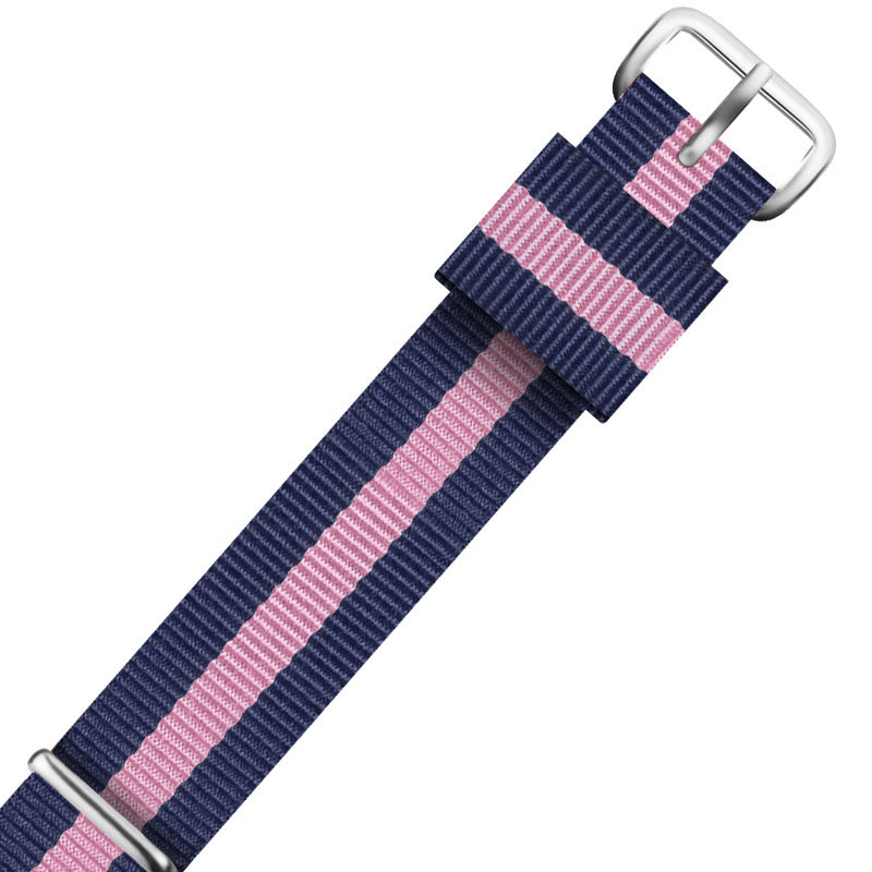 Bracelet de montre en nylon DW avec boucle tissée et bande de toile