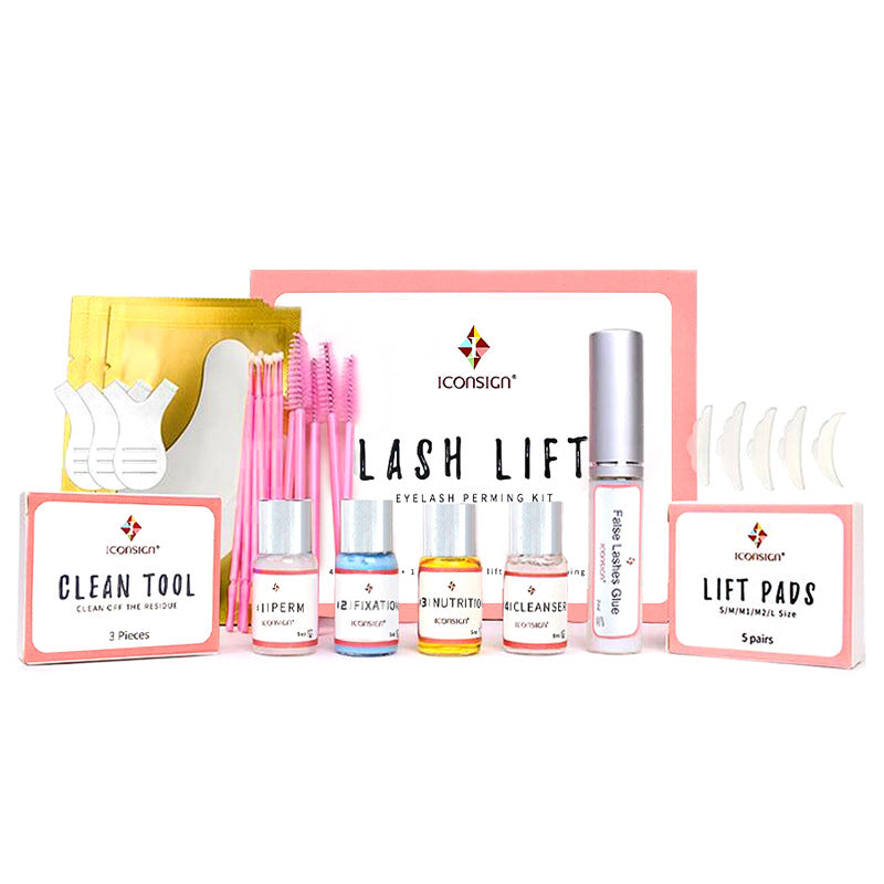 ICONSIGN Cils Permant Kit kératine pour les cils bouclés de longue durée Permant facilement les cils